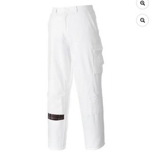 Portwest S817 Elasticated Painters Pants 100% Cotton Workwear Protection